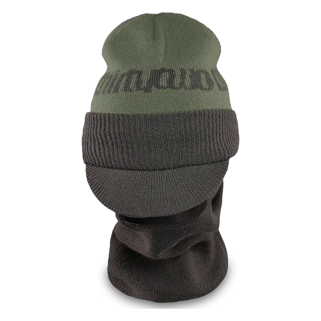 KNIT VISOR BALACLAVA Beanie ThirtyTwo MILITARY / ONE SIZE Rider Driven Snowboarding Snow Premium 194691590534 8140000781