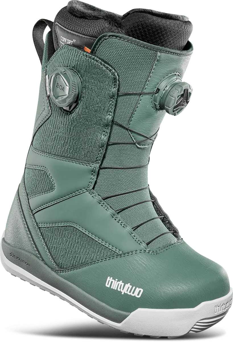 ThirtyTwo Women's STW Double BOA Snowboard Boots 2025 Green / 7.5