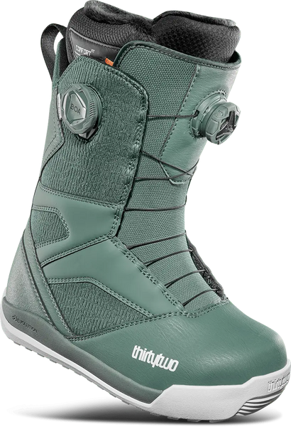 thirtytwo 86 ft snowboard boot women& 39 ThirtyTwo Women's STW Double BOA Snowboard Boots 2025 Green / 7.5