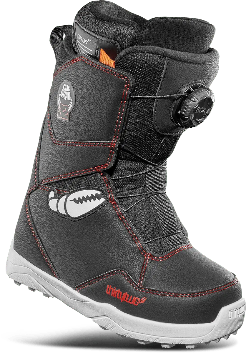 YOUTH LASHED BOA® X CRAB GRAB SNOWBOARD BOOTS Boots ThirtyTwo Rider Driven Snowboarding Snow Premium