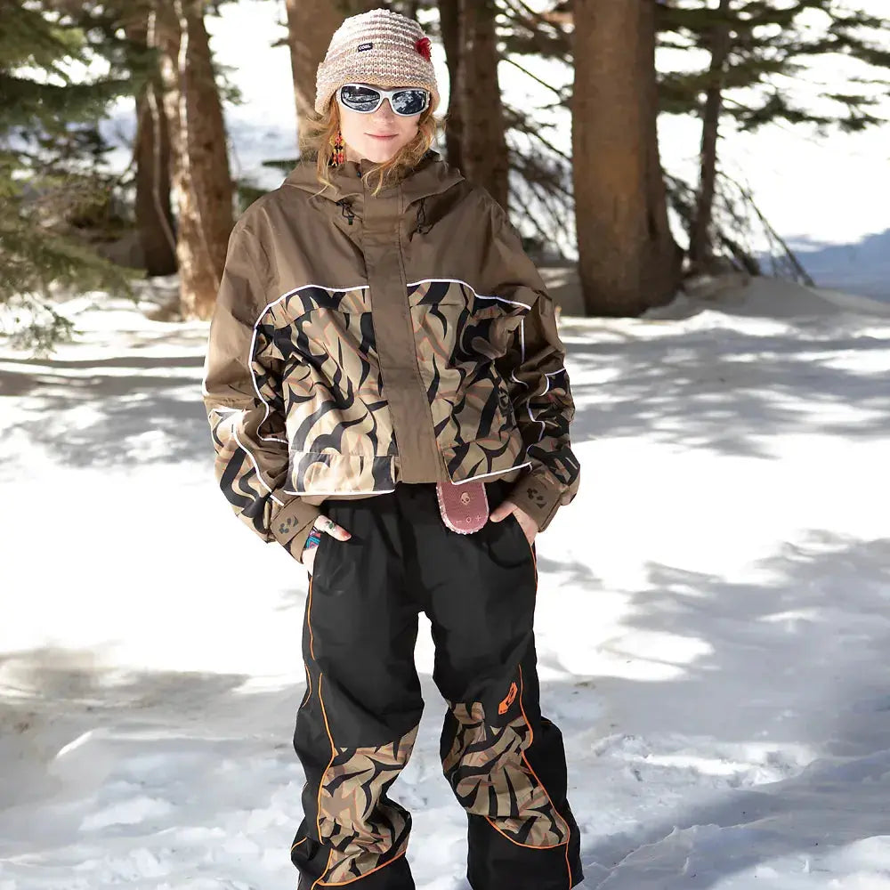 Corduroy Non - Insulated Pants Black/Camo | thirtytwo US