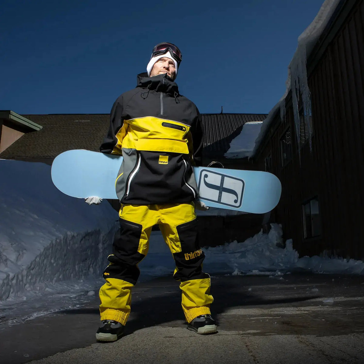 Light x Walker Anorak Jacket Black/Yellow | thirtytwo US Non-Insulated Jacket ThirtyTwo Rider Driven Snowboarding Snow Premium