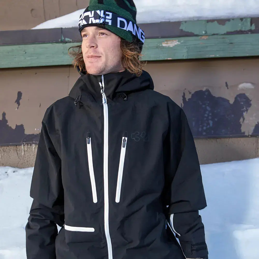 TM Recycled x Kerkela Jacket Black | thirtytwo US Non-Insulated Jacket ThirtyTwo Rider Driven Snowboarding Snow Premium