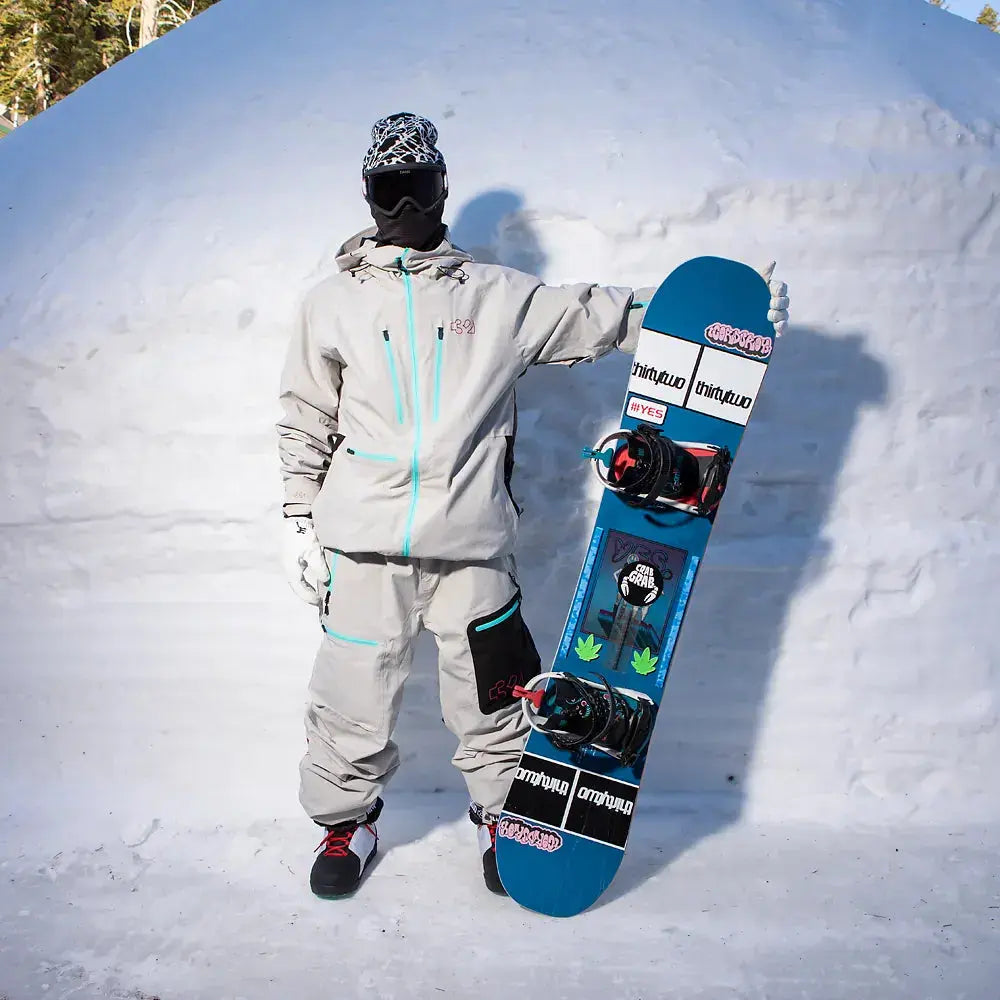 TM Recycled Non - Insulated Pants Cement | thirtytwo US Non-Insulated Pants ThirtyTwo Rider Driven Snowboarding Snow Premium