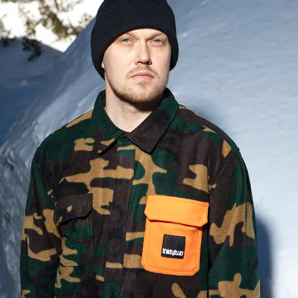 Rest Stop x Fava Shirt Novelty Fleece Forrest | thirtytwo US Novelty Fleece ThirtyTwo Rider Driven Snowboarding Snow Premium