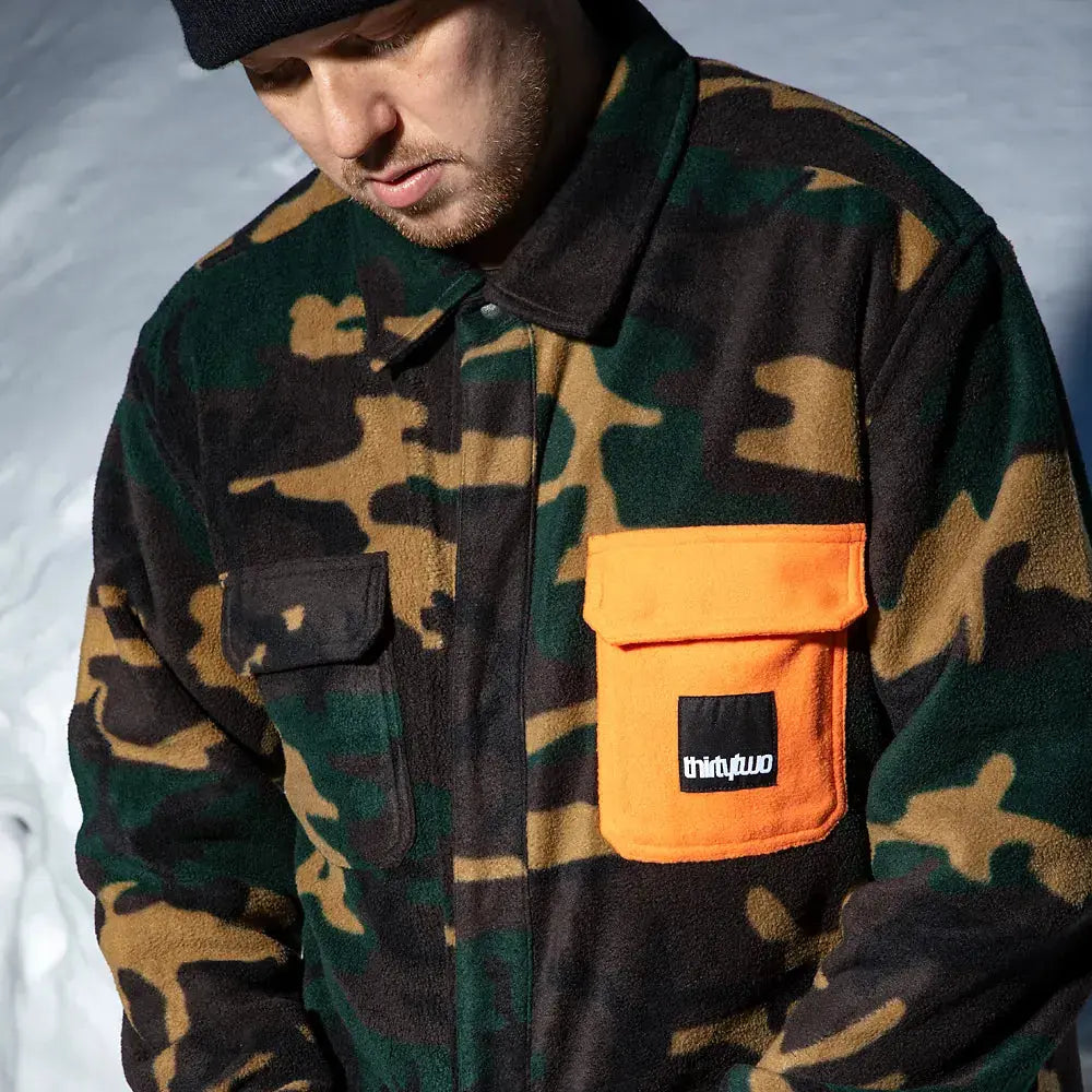 Rest Stop x Fava Shirt Novelty Fleece Forrest | thirtytwo US Novelty Fleece ThirtyTwo Rider Driven Snowboarding Snow Premium