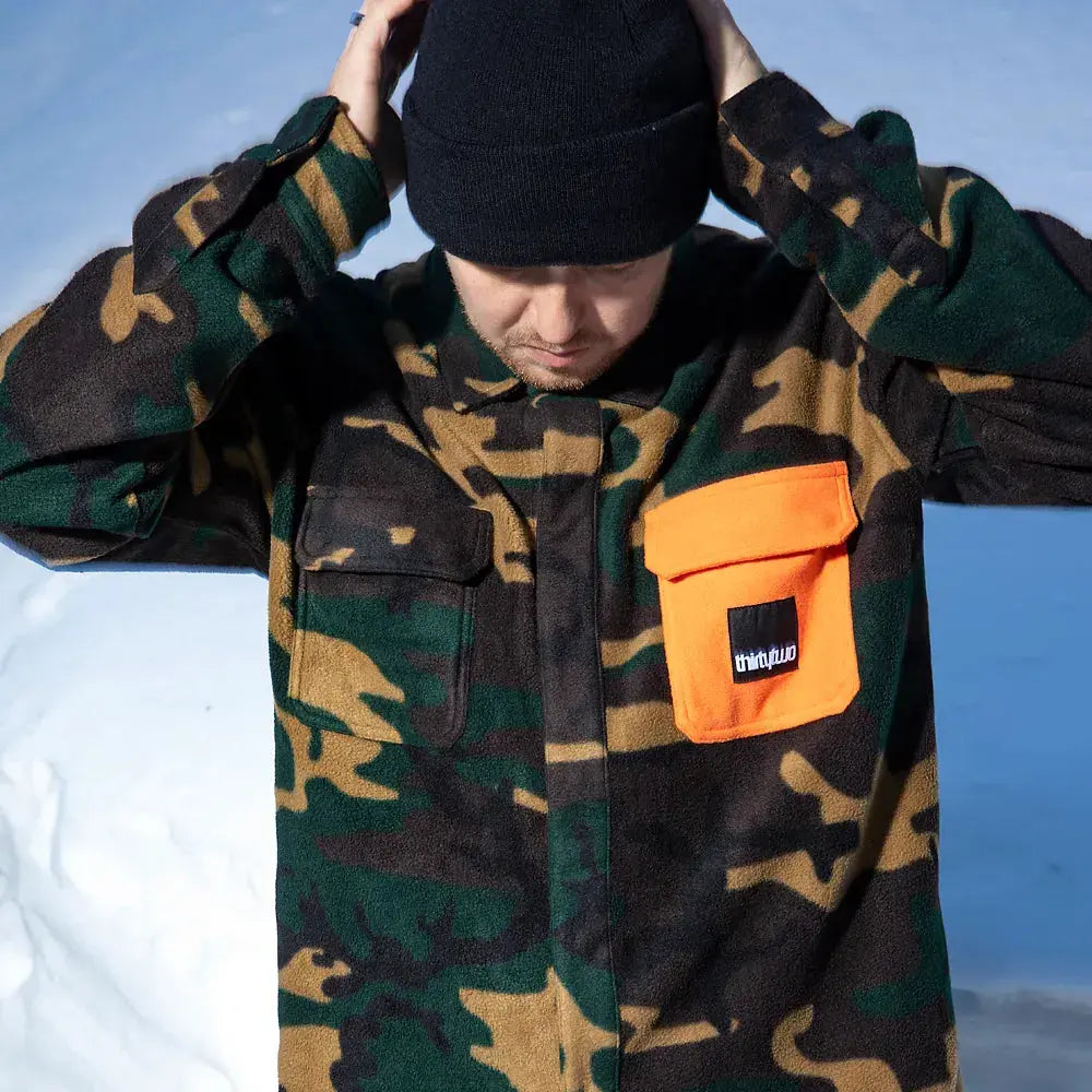 Rest Stop x Fava Shirt Novelty Fleece Forrest | thirtytwo US Novelty Fleece ThirtyTwo Rider Driven Snowboarding Snow Premium