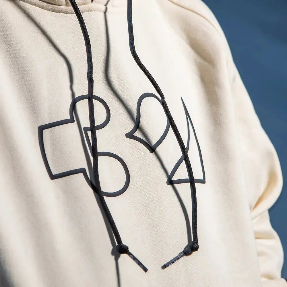 Team Tech x Visintainer Pullover Off White | thirtytwo US Screen Hooded Fleece ThirtyTwo Rider Driven Snowboarding Snow Premium