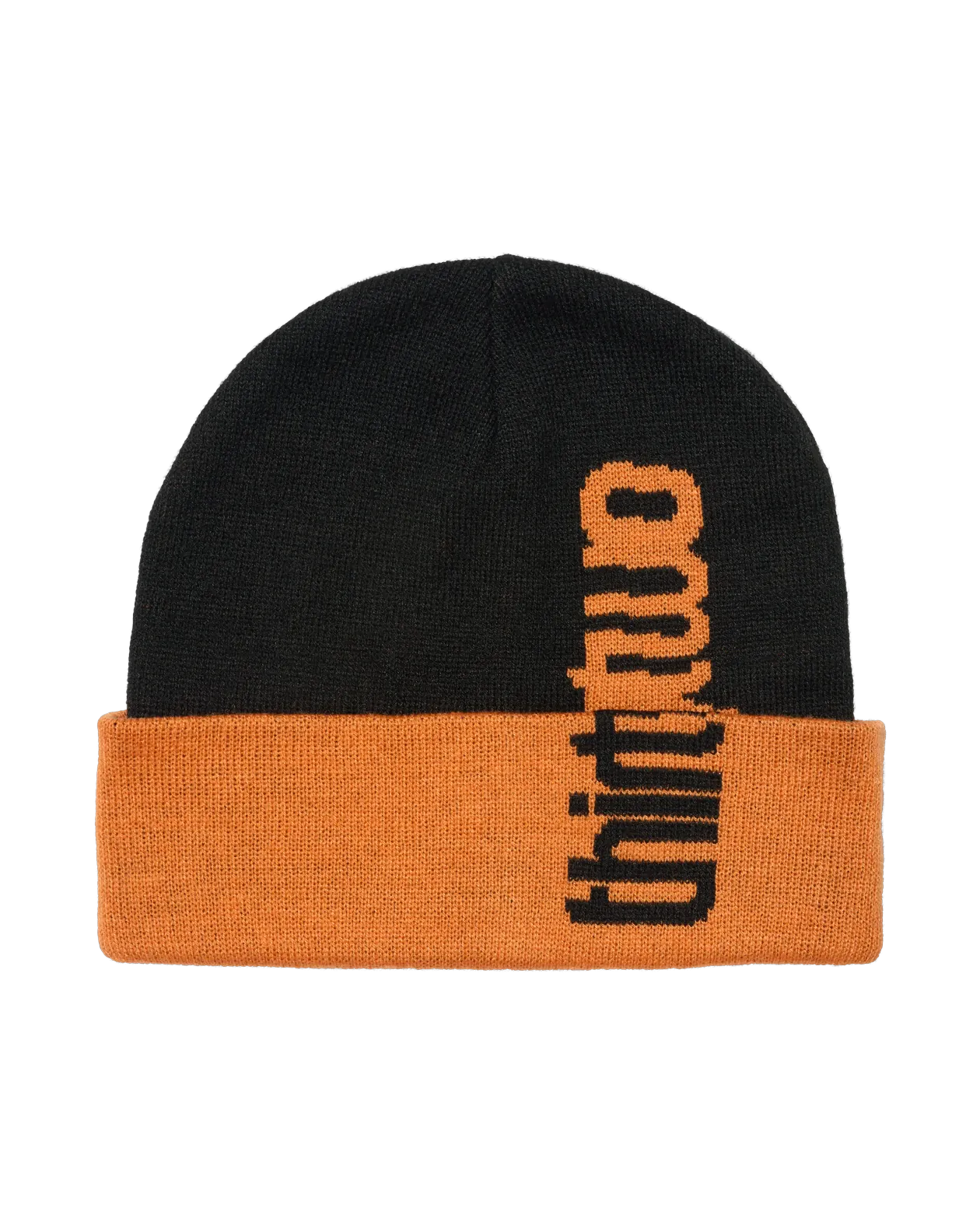 Double Overlap Beanie Accessories Thirtytwo BLACK/ORANGE Rider Driven Snowboarding Snow Premium 7630949137708 T.26.BEM.DOB.BK.OS.1