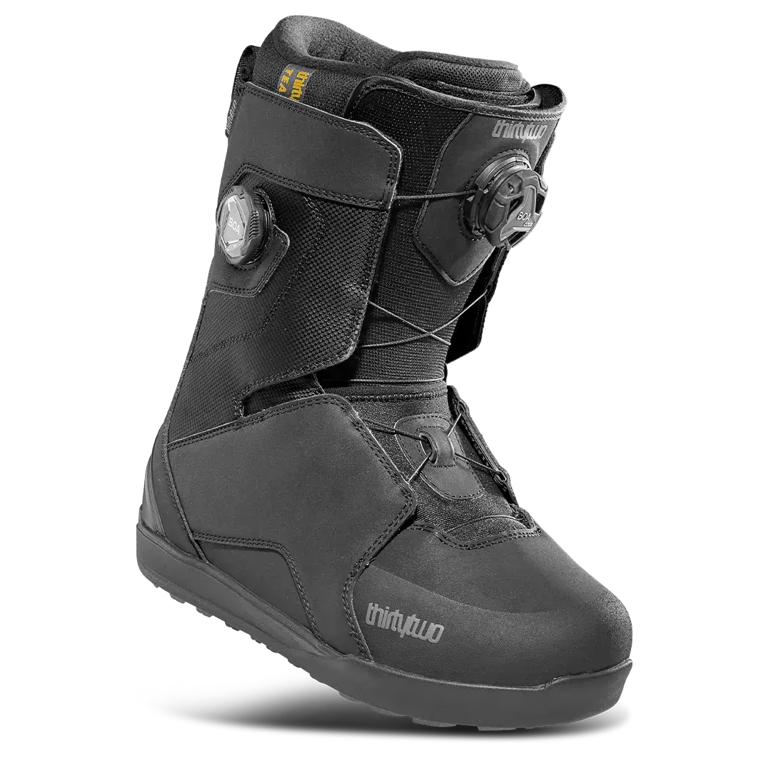 men's thirtytwo snowboard boots TM-2 XLT Diggers Black/White A Michelin Fiberlite outsole provides lightweight traction and durability ThirtyTwo Men's STW Double Boa