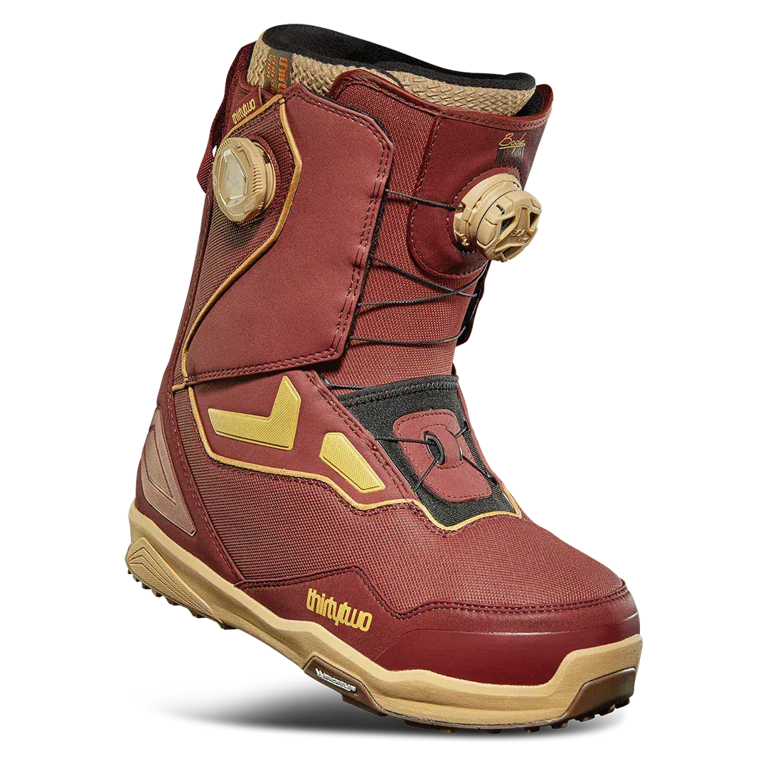 red thirtytwo snowboard boots Men's TM-2 2019 Saint Bernard responsive flex that adapts to your riding style ThirtyTwo Men Lashed Crab Grab