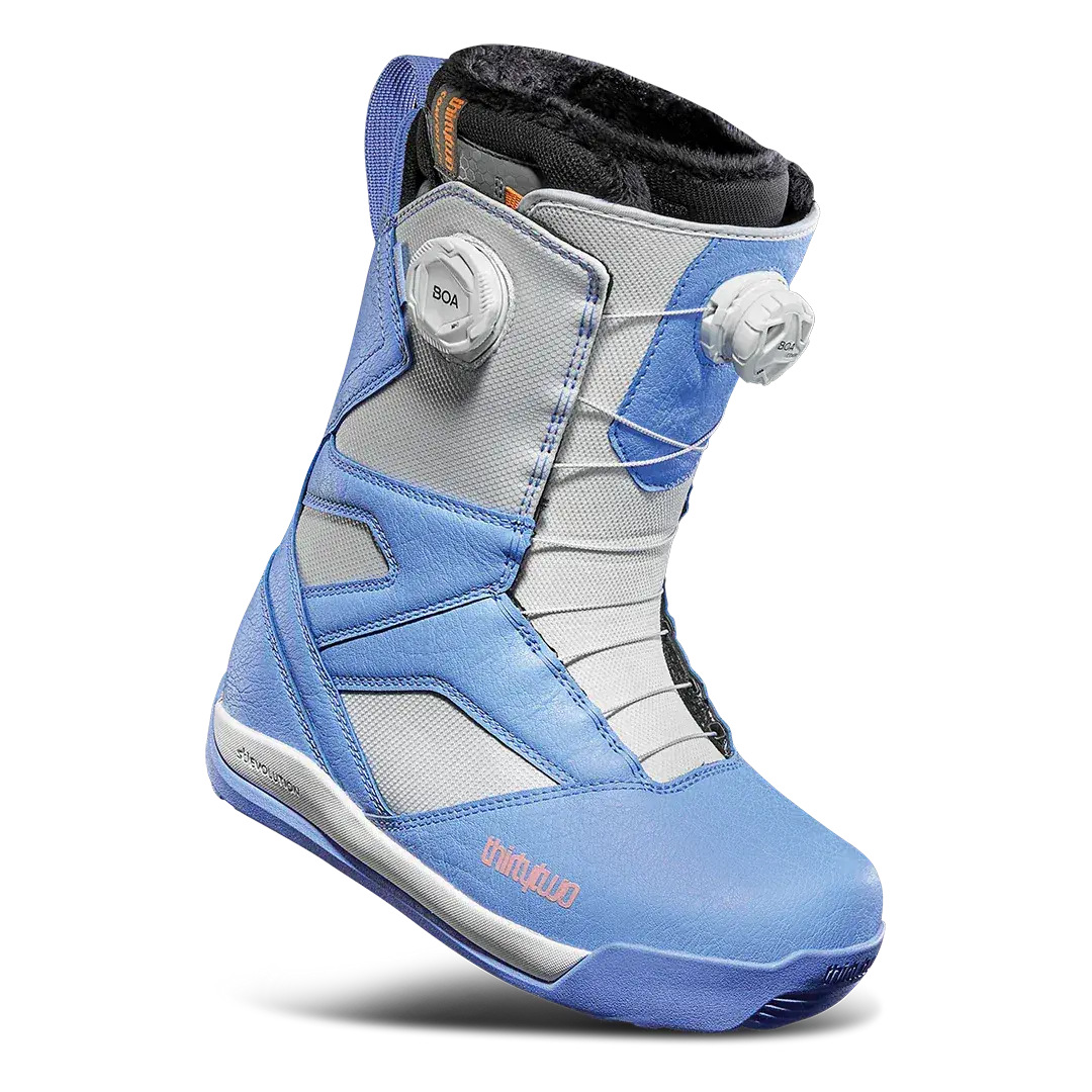 thirtytwo binary boa women's snowboard boots Lashed Double Boot - 2025 tune the fit over the upper and lower zones independently in mere seconds ThirtyTwo Binary Boa Snowboard Boot