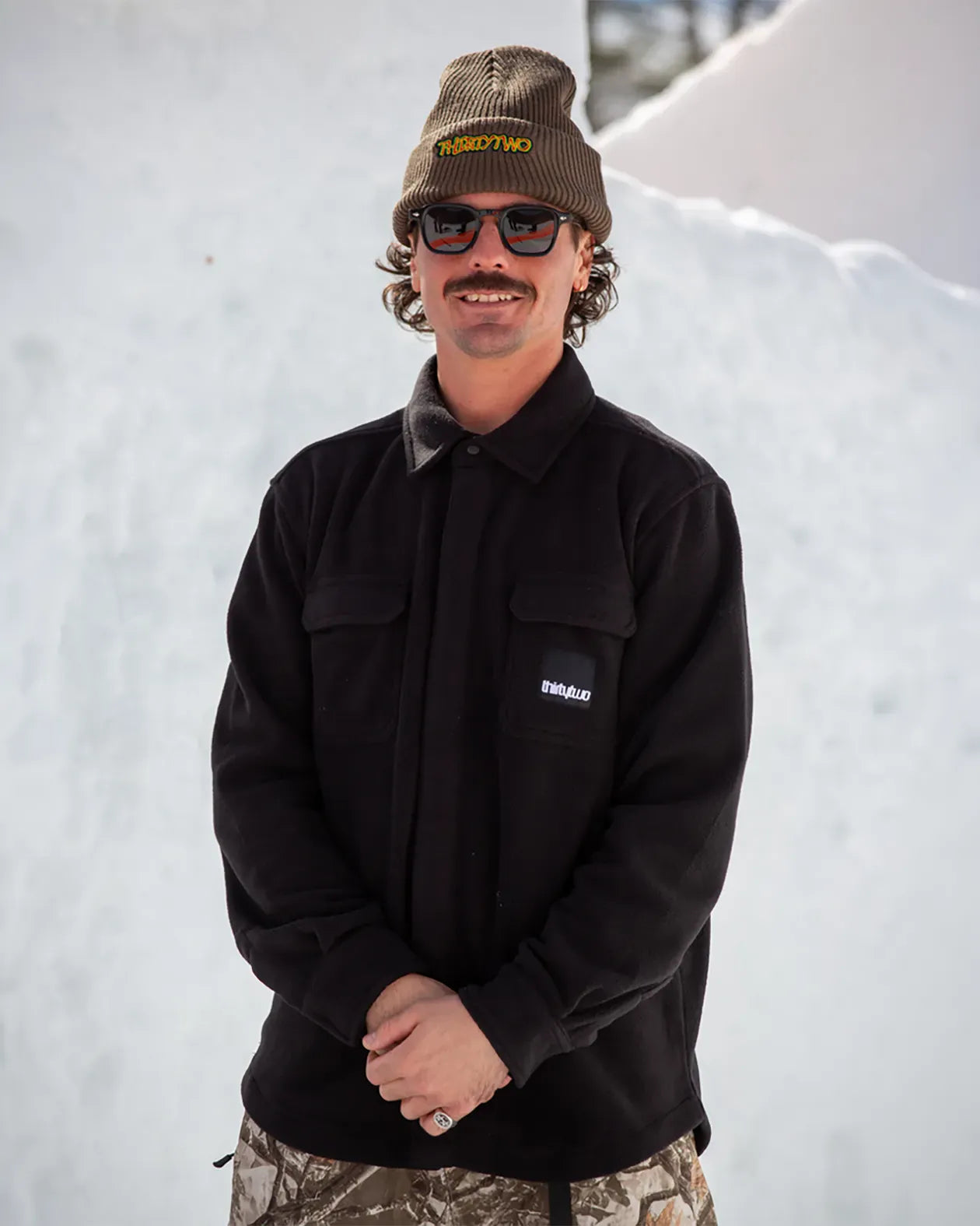 Rest Stop Shirt Apparel Technical Thirtytwo BLACK / S Rider Driven Snowboarding Snow Premium 7630949142504 T.26.HOM.RSS.BK.2S.1