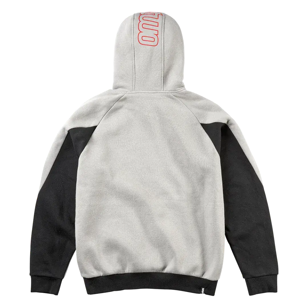 Team Tech x Fava Pullover Hooded in Cement | thirtytwo US Screen Hooded Fleece ThirtyTwo Rider Driven Snowboarding Snow Premium