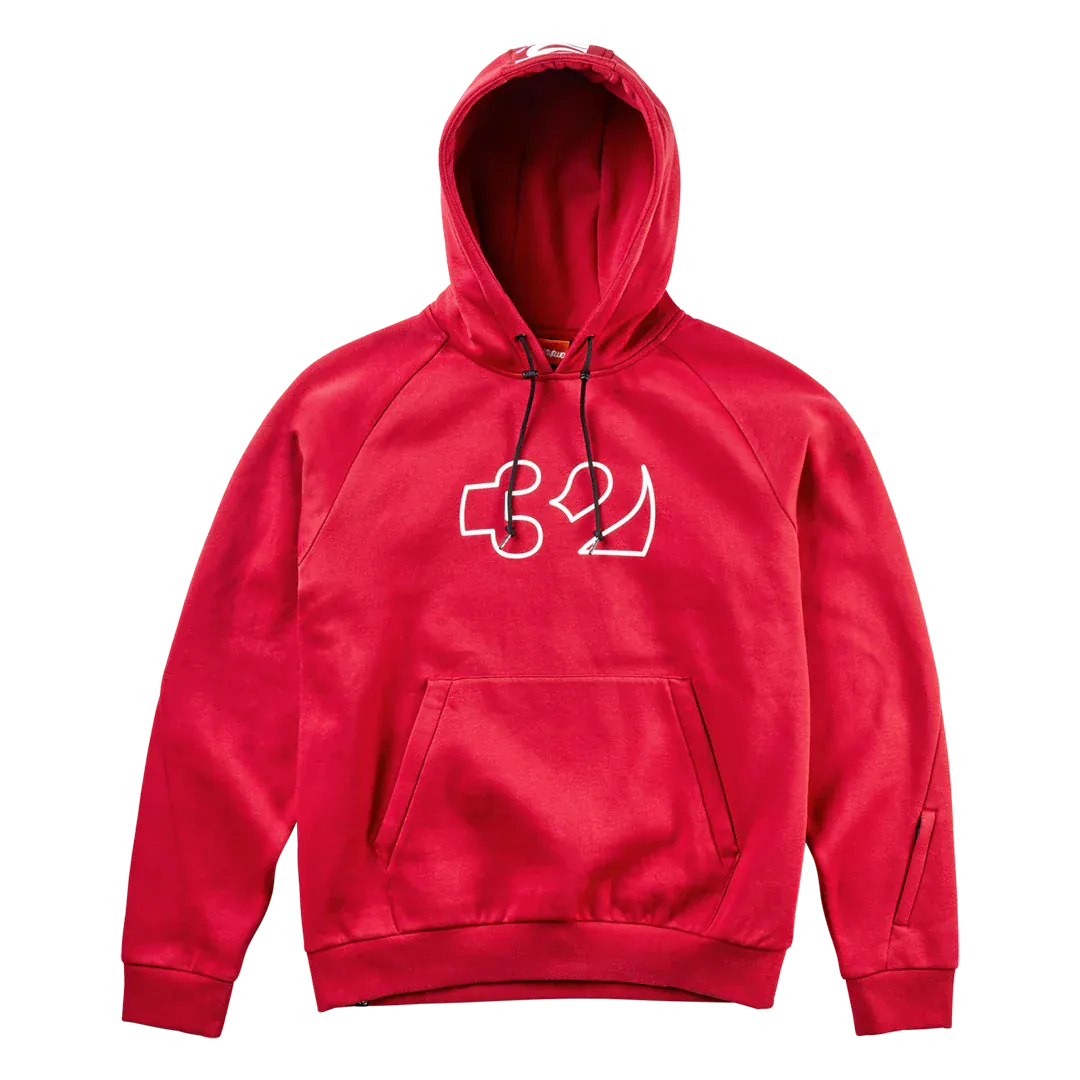 Team Tech x Hansen Pullover Hooded Brick | thirtytwo US - ThirtyTwo US Team Tech x Hansen Pullover Hooded Brick | thirtytwo US - ThirtyTwo US