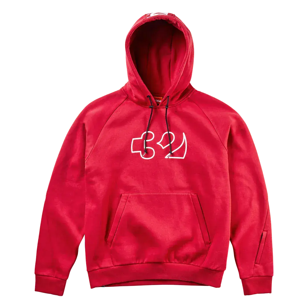 Team Tech x Hansen Pullover Hooded Brick | thirtytwo US Team Tech x Hansen Pullover Hooded Brick | thirtytwo US