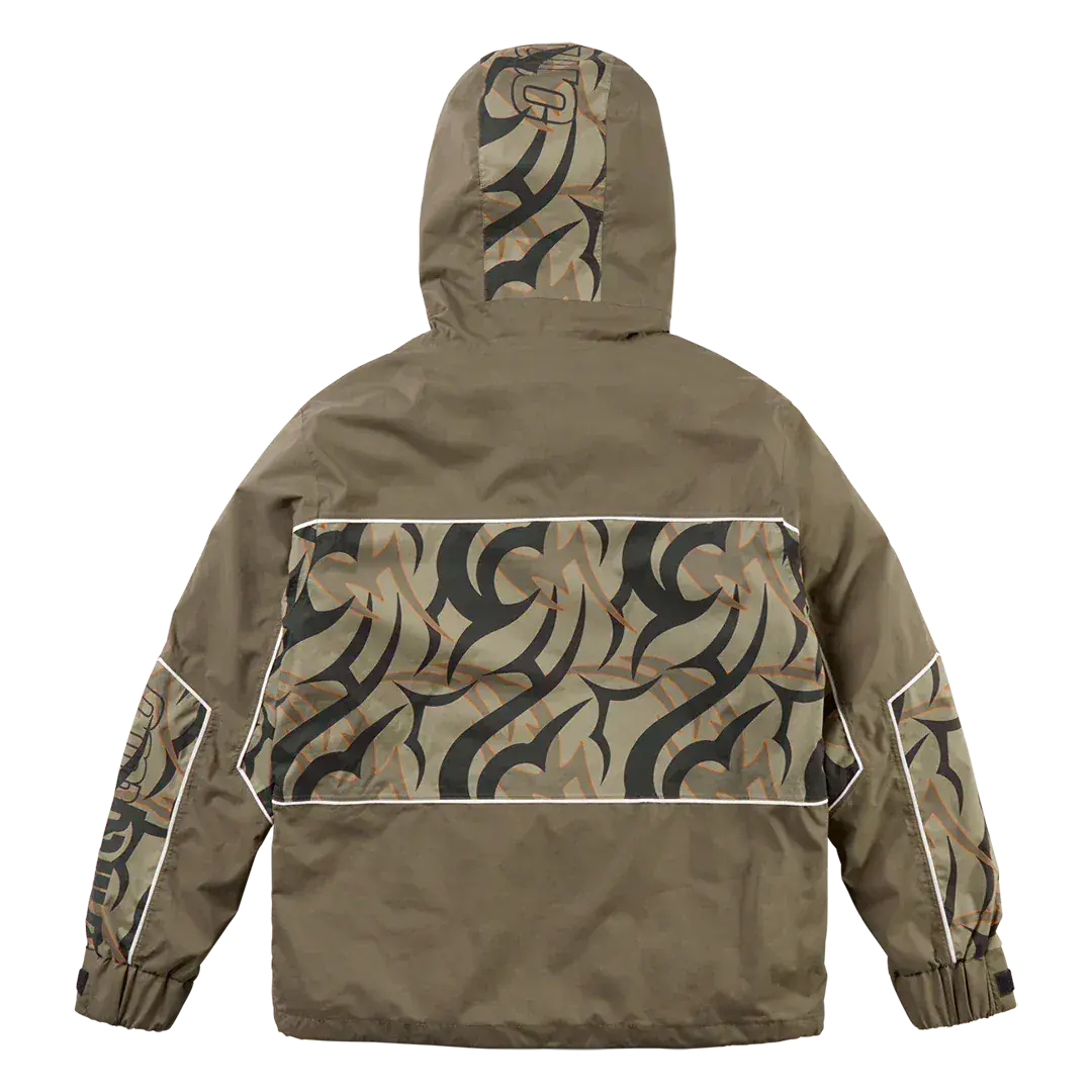 Corduroy Non - Insulated Jacket Brown/Camo | thirtytwo US Non-Insulated Jacket ThirtyTwo Rider Driven Snowboarding Snow Premium