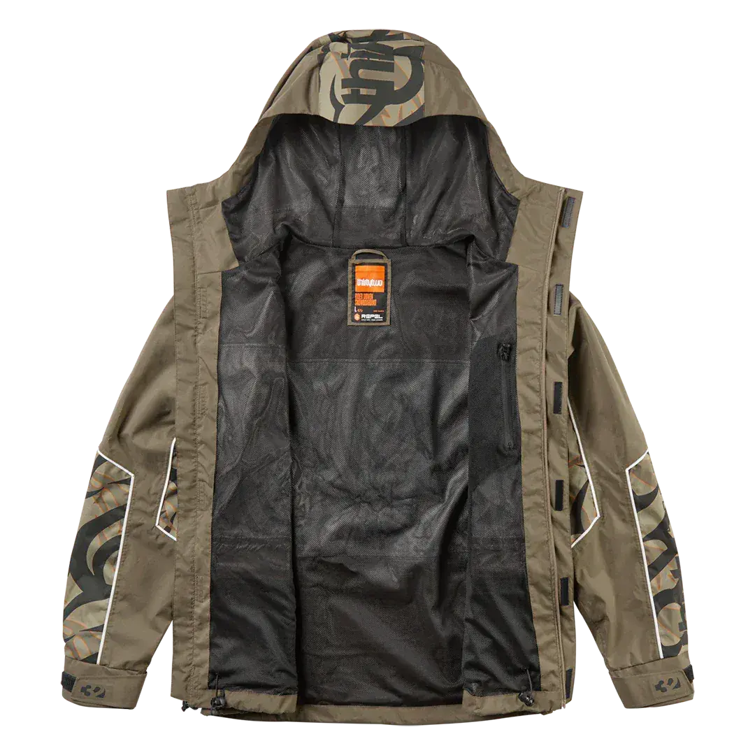Corduroy Non - Insulated Jacket Brown/Camo | thirtytwo US Non-Insulated Jacket ThirtyTwo Rider Driven Snowboarding Snow Premium