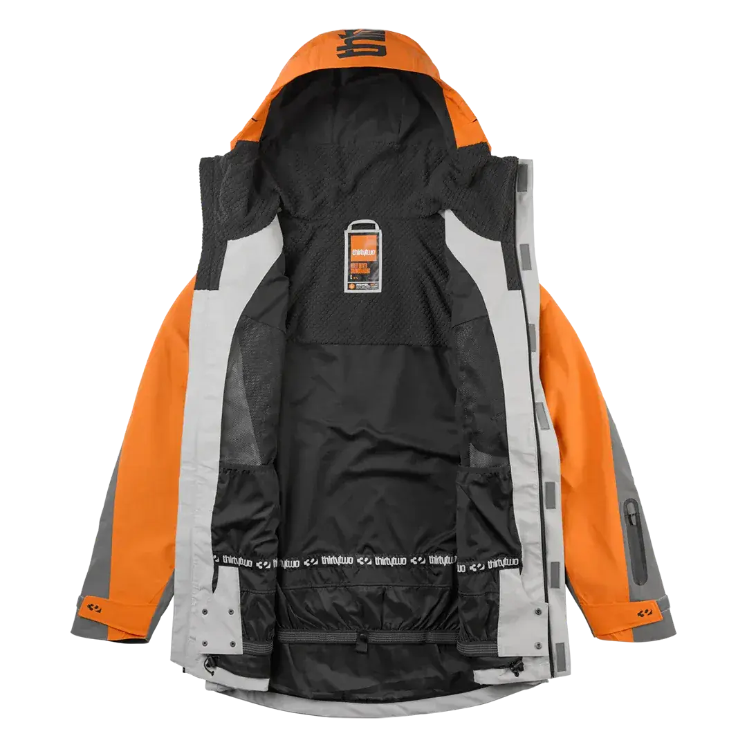 Deep Creek Parka Uninsulated Jacket Orange | thirtytwo US Deep Creek Parka Uninsulated Jacket Orange | thirtytwo US