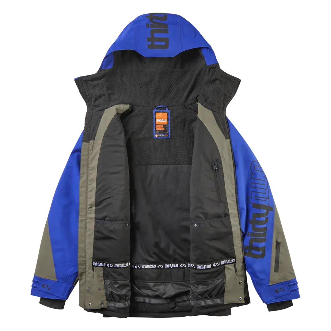 Lashed Non - Insulated Jacket Blue | thirtytwo US Non-Insulated Jacket ThirtyTwo Rider Driven Snowboarding Snow Premium