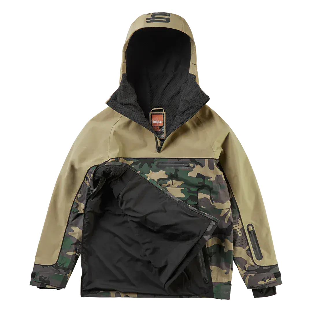 Light Anorak Non - Insulated Jacket Camo | thirtytwo US Non-Insulated Jacket ThirtyTwo Rider Driven Snowboarding Snow Premium