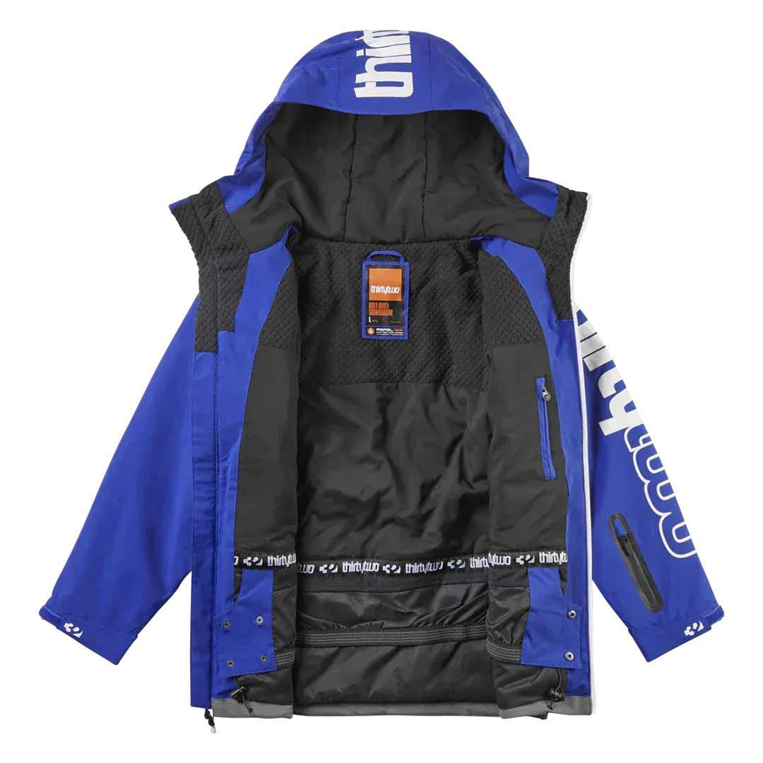 Youth Grasser Non - Insulated Jacket Blue | thirtytwo US Non-Insulated Jacket ThirtyTwo Rider Driven Snowboarding Snow Premium