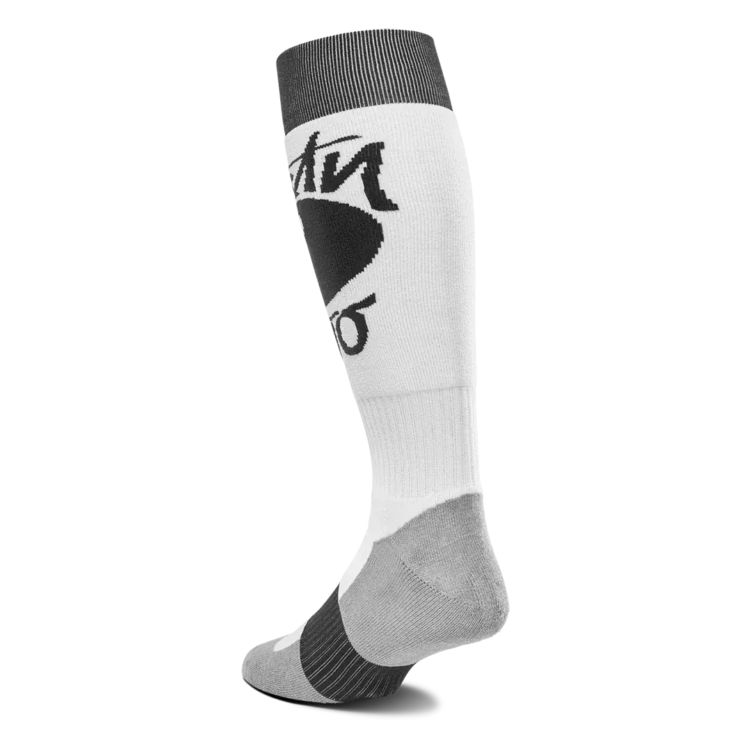 Men's Halo Specialty Sock White/Black | thirtytwo US Specialty Sock ThirtyTwo Rider Driven Snowboarding Snow Premium