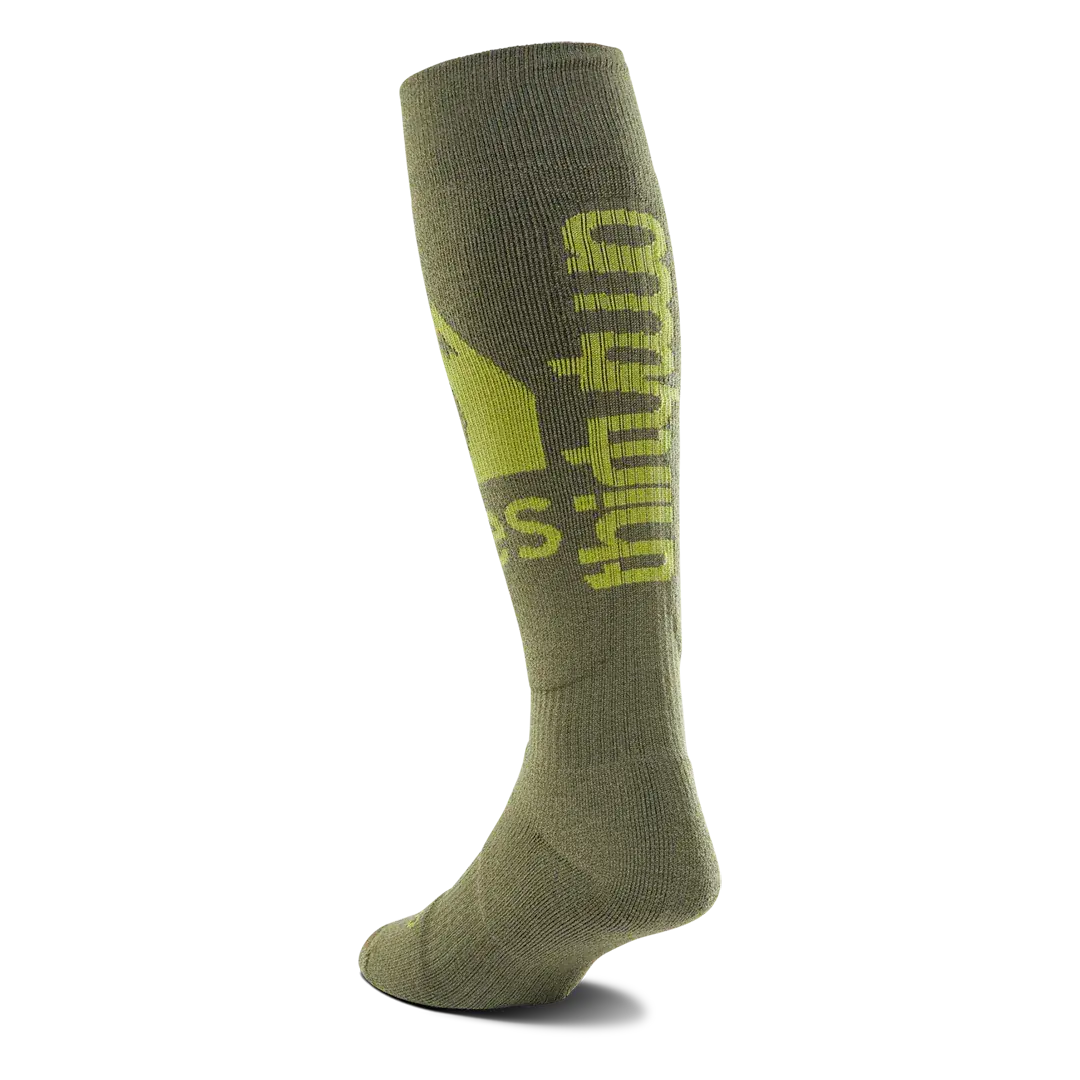 Men's Jones Merino Specialty Sock Moss | thirtytwo US Specialty Sock ThirtyTwo Rider Driven Snowboarding Snow Premium