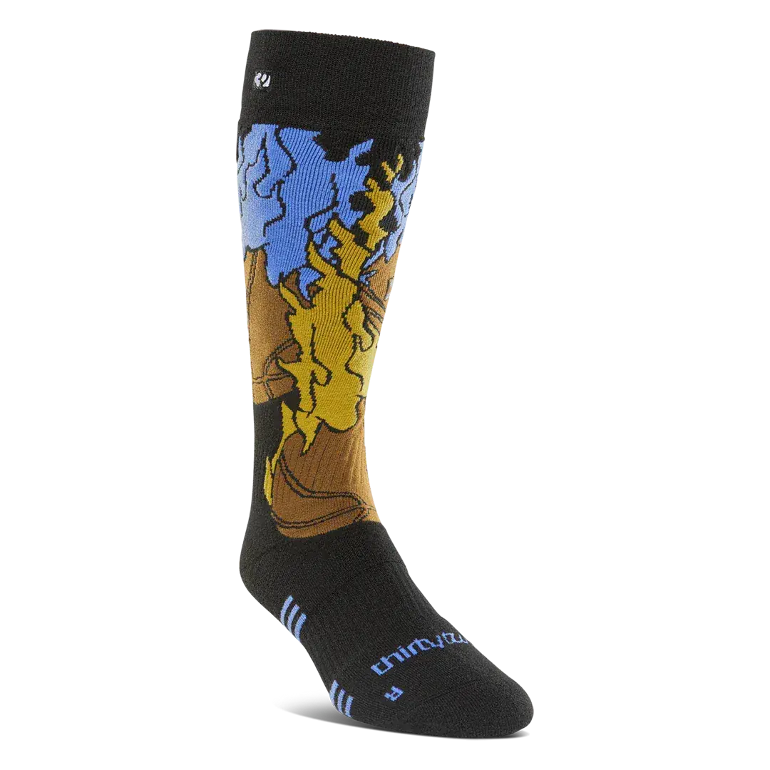 Men's 32 Merino Specialty Black Sock | thirtytwo US Specialty Sock ThirtyTwo Rider Driven Snowboarding Snow Premium