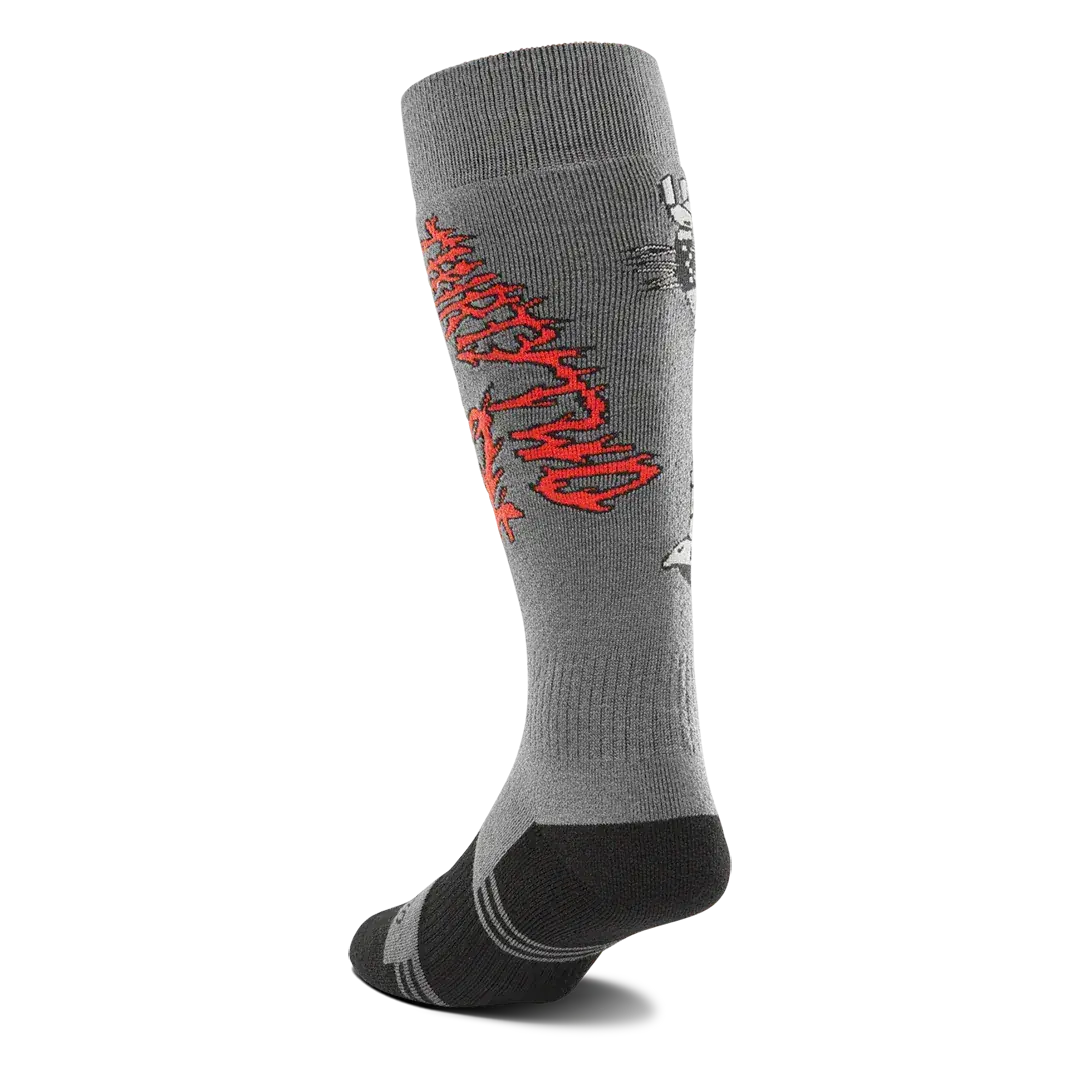 Men's 32 Merino Specialty Charcoal Sock | thirtytwo US Specialty Sock ThirtyTwo Rider Driven Snowboarding Snow Premium