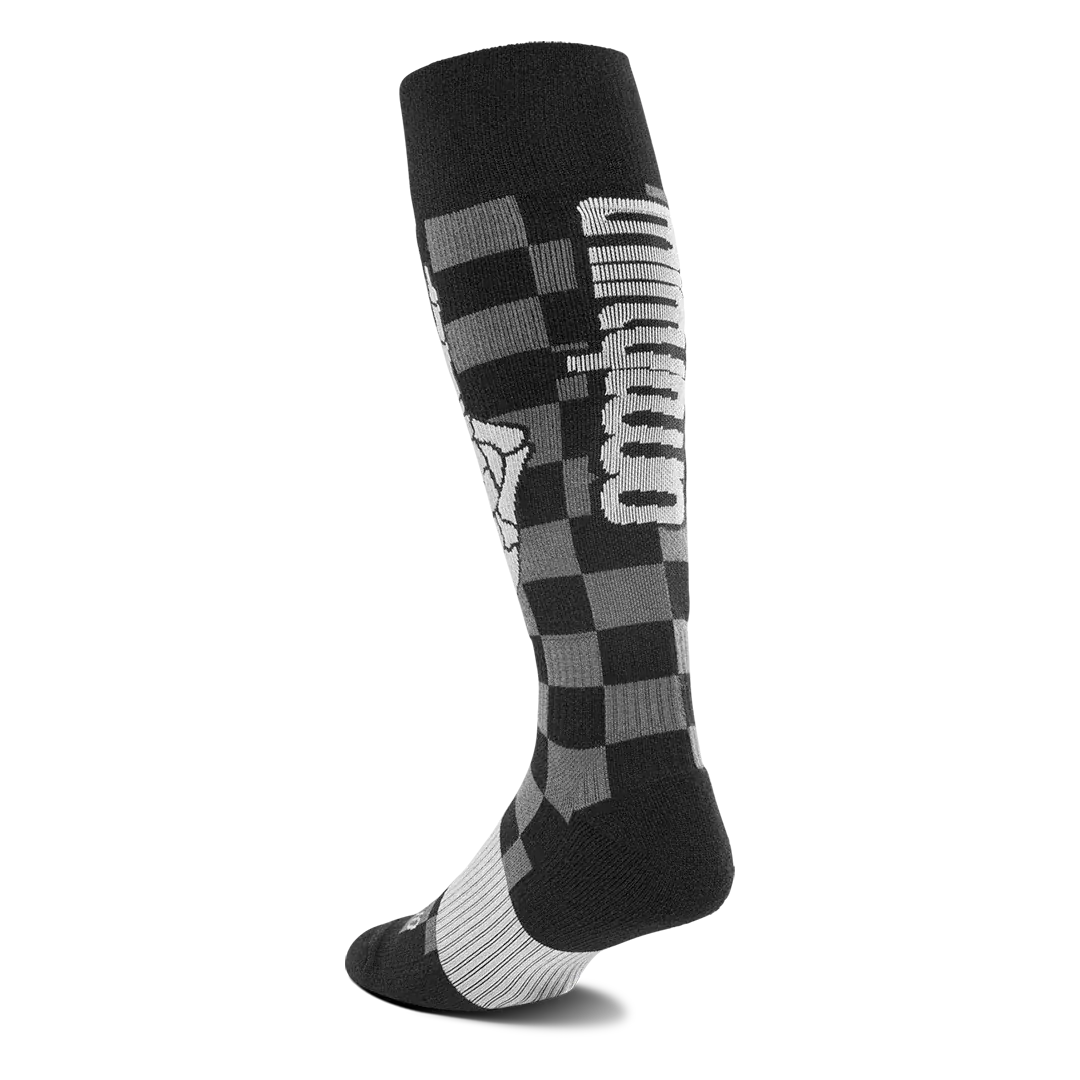 Men's Slush Specialty Sock Black/White | thirtytwo US Specialty Sock ThirtyTwo Rider Driven Snowboarding Snow Premium