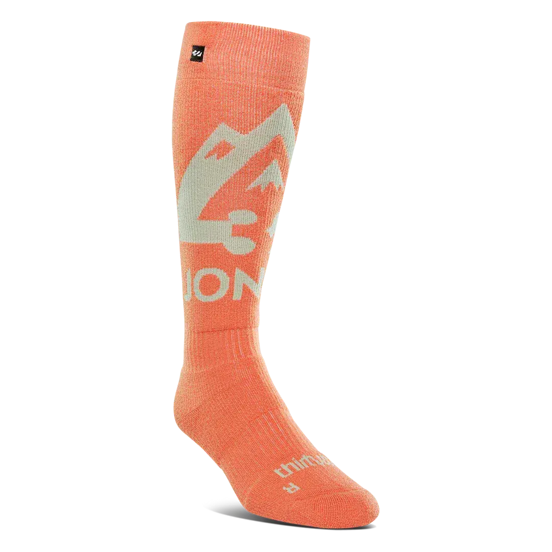Women's Jones Merino Specialty Coral Sock | thirtytwo US Specialty Sock ThirtyTwo Rider Driven Snowboarding Snow Premium