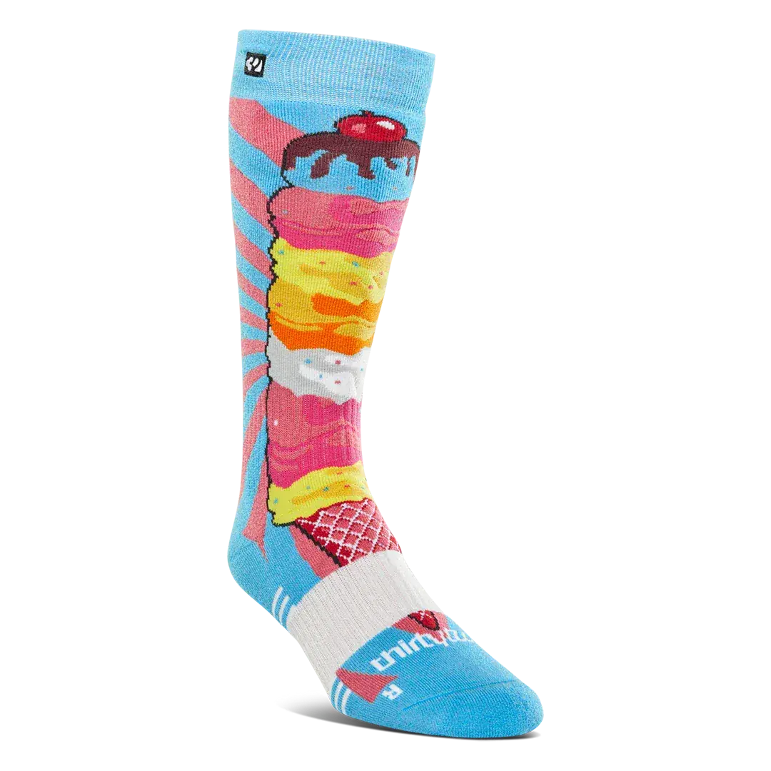 Women's Double Specialty Sock Aqua | thirtytwo US Specialty Sock ThirtyTwo Rider Driven Snowboarding Snow Premium
