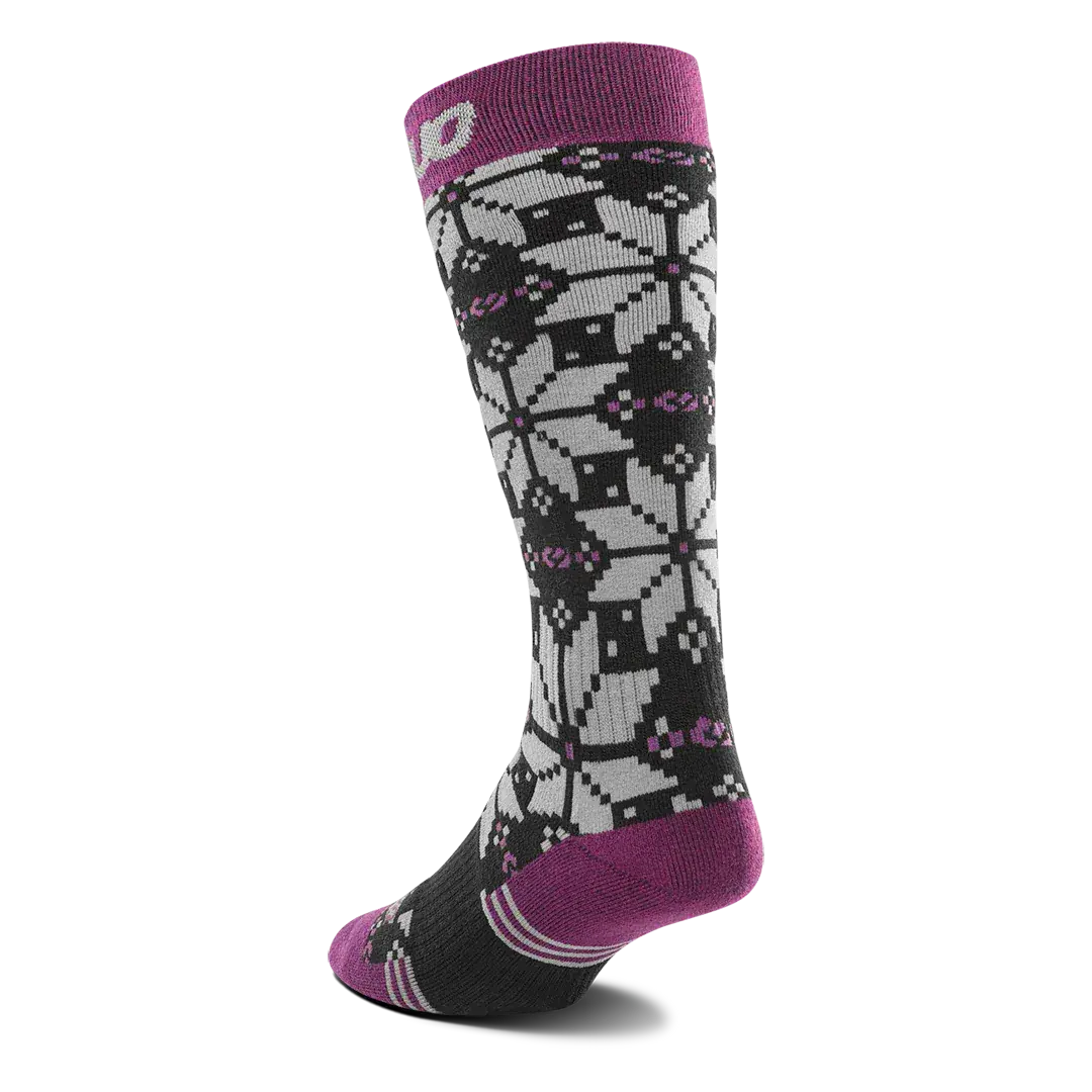 Women's Double Specialty Purple Sock | thirtytwo US Specialty Sock ThirtyTwo Rider Driven Snowboarding Snow Premium