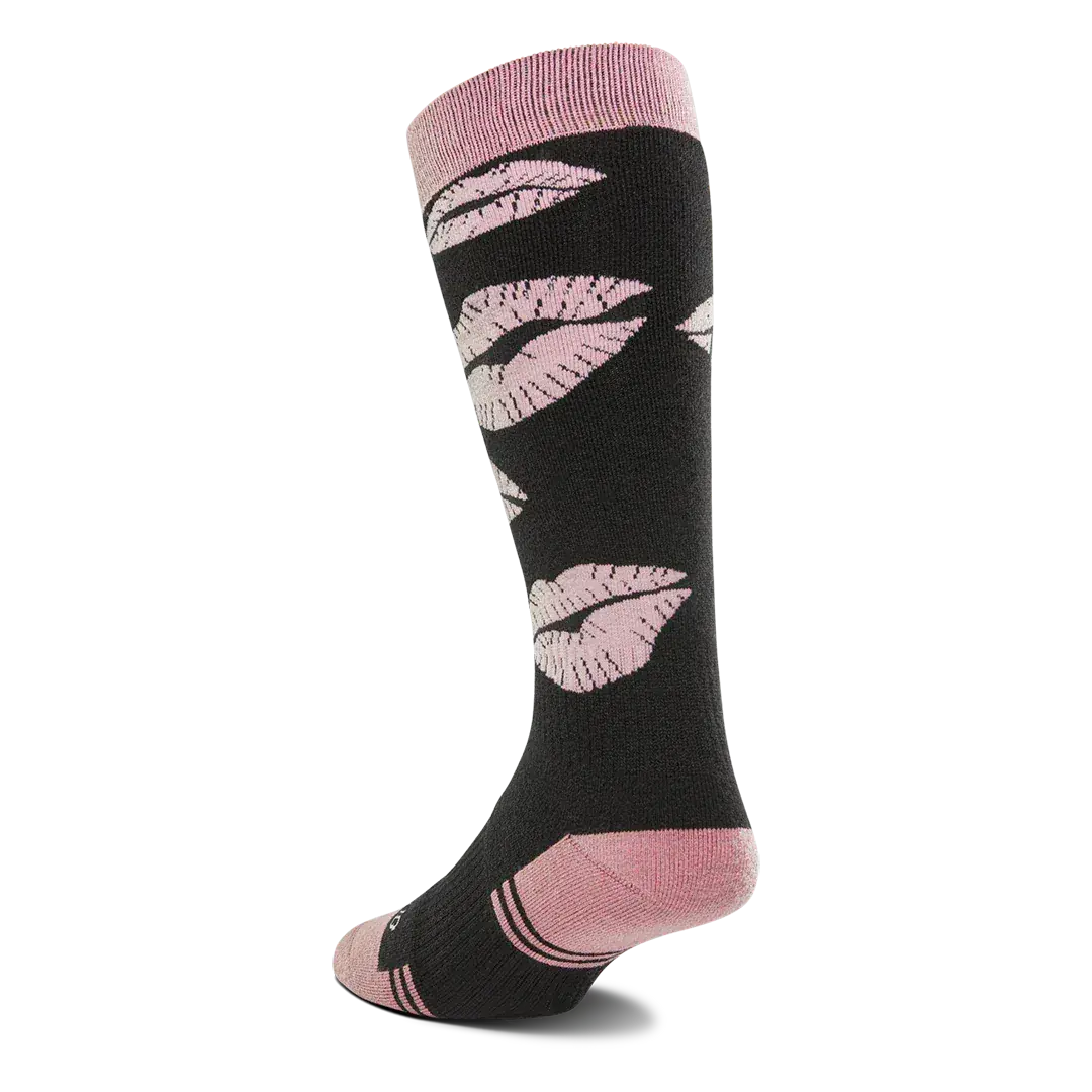 Women's Merino Specialty Sock Black/Pink | thirtytwo US Specialty Sock ThirtyTwo Rider Driven Snowboarding Snow Premium