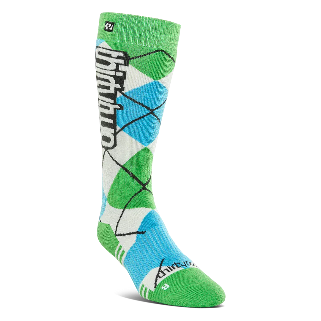 Women's Merino Specialty Green Sock | thirtytwo US Specialty Sock ThirtyTwo Rider Driven Snowboarding Snow Premium
