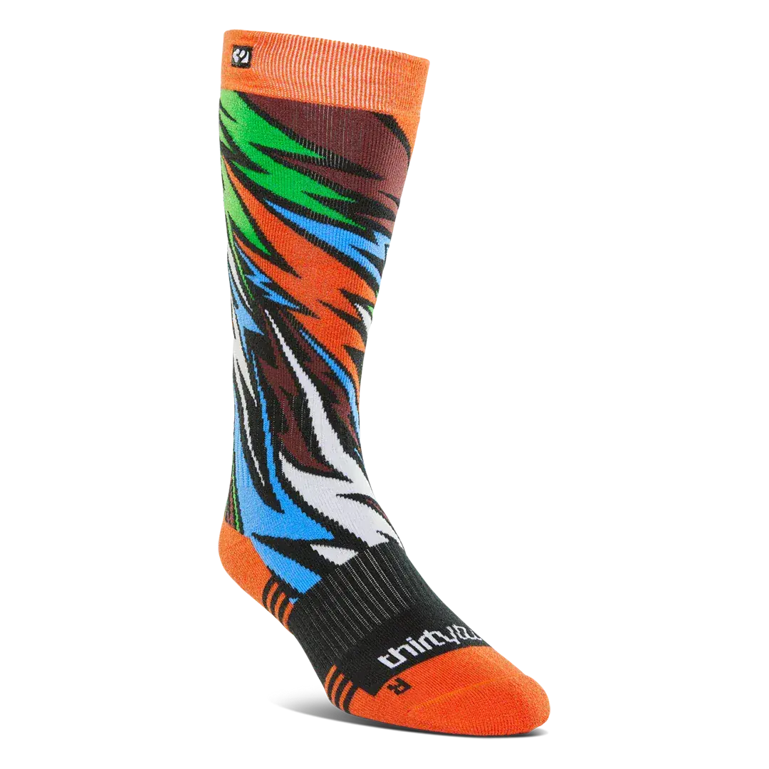 Youth Double Specialty Orange Sock | thirtytwo US Specialty Sock ThirtyTwo ORANGE / ONE SIZE Rider Driven Snowboarding Snow Premium 7630949142344 T.26.OZY.YDS.OG.OS.1