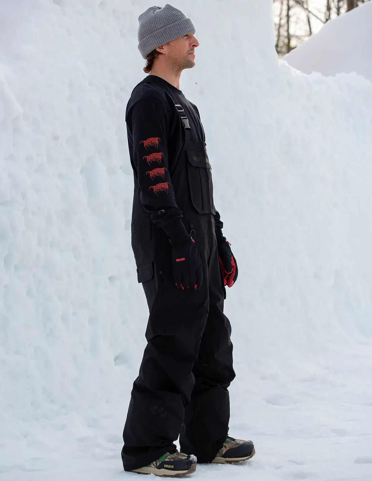 Basement Bib Outerwear Thirtytwo Rider Driven Snowboarding Snow Premium