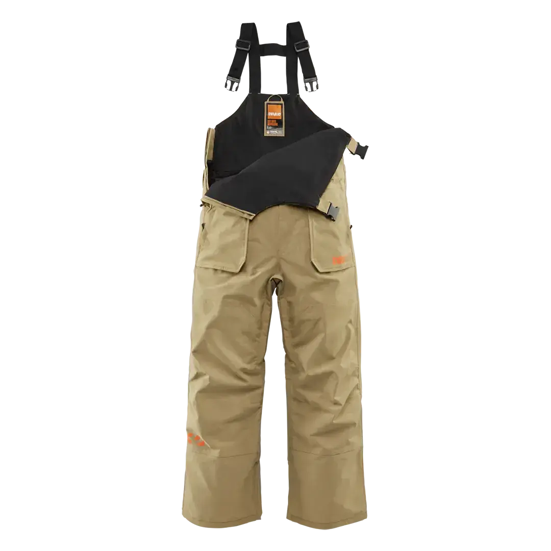 Basement Bib Non - Insulated Pants Khaki | thirtytwo US Non-Insulated Pants ThirtyTwo Rider Driven Snowboarding Snow Premium