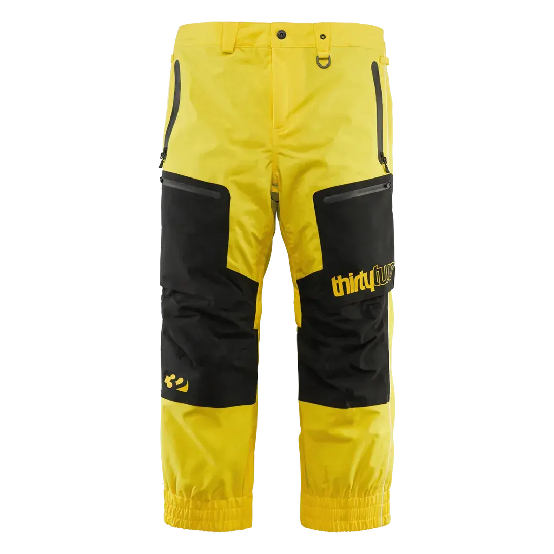 Sono XLT x Walker Pants Black/Yellow | thirtytwo US Non-Insulated Pants ThirtyTwo Rider Driven Snowboarding Snow Premium