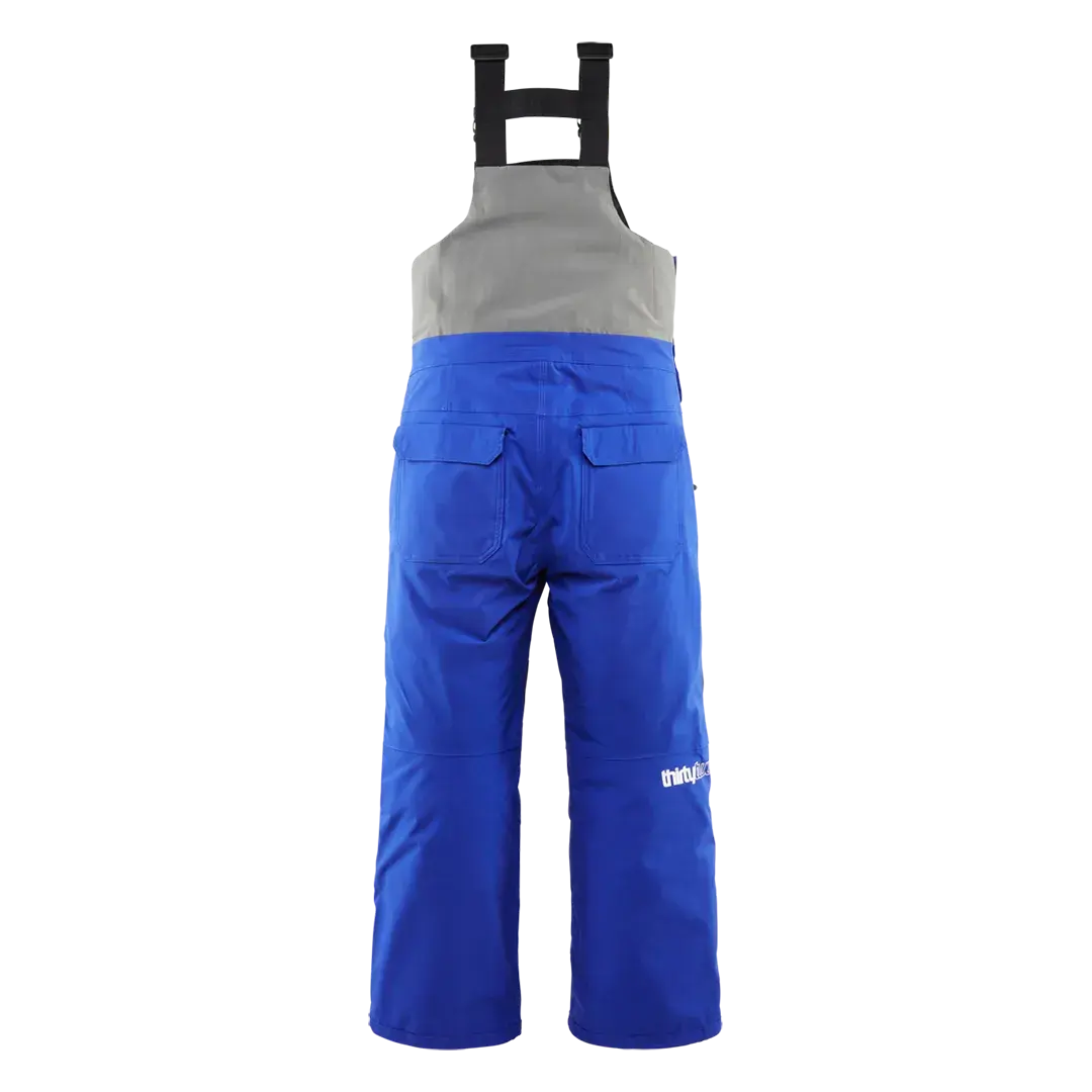 Youth Basement Bib Non - Insulated Pants Blue | thirtytwo US Non-Insulated Pants ThirtyTwo Rider Driven Snowboarding Snow Premium