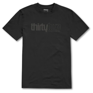 Double Tee S/S Basic T - Shirt Black/Charcoal | thirtytwo US S/S Basic T-Shirt ThirtyTwo Rider Driven Snowboarding Snow Premium