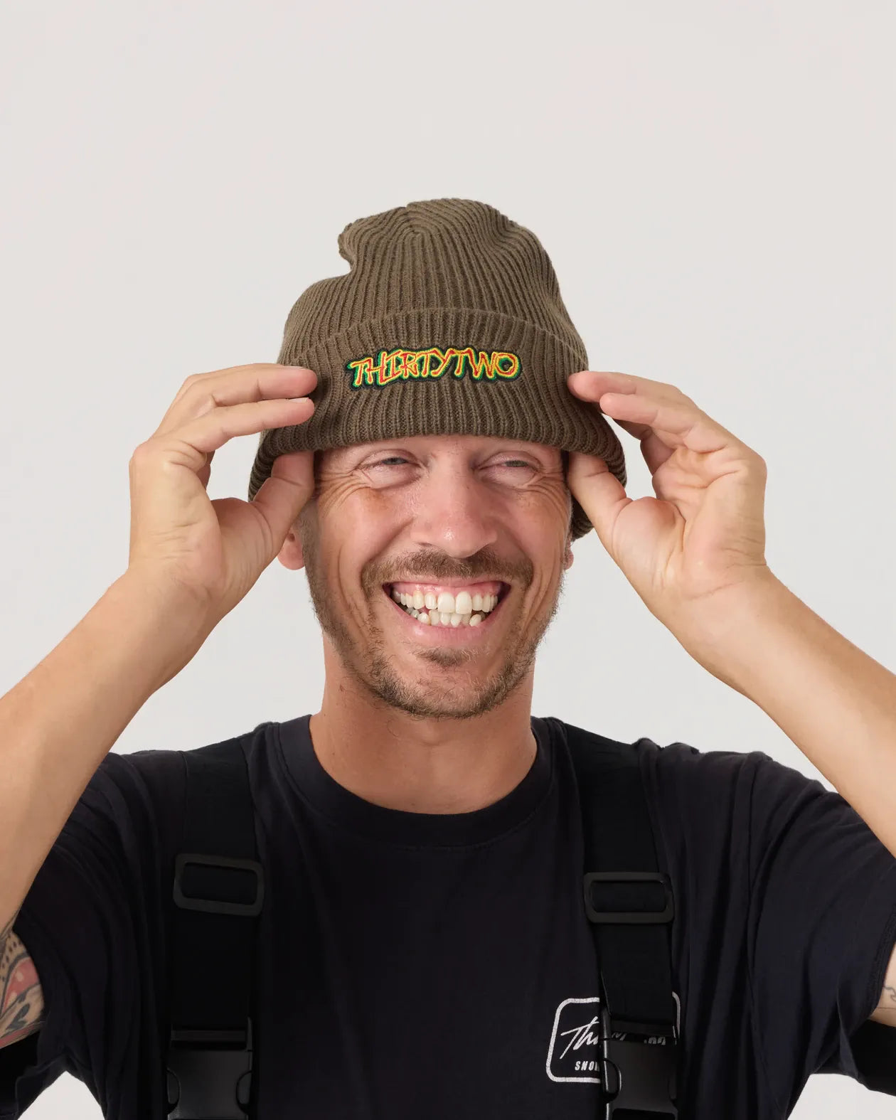 PMA BEANIE Accessories Thirtytwo TOBACCO Rider Driven Snowboarding Snow Premium 7630961809119 T.27.BEM.PMB.258.OS.1