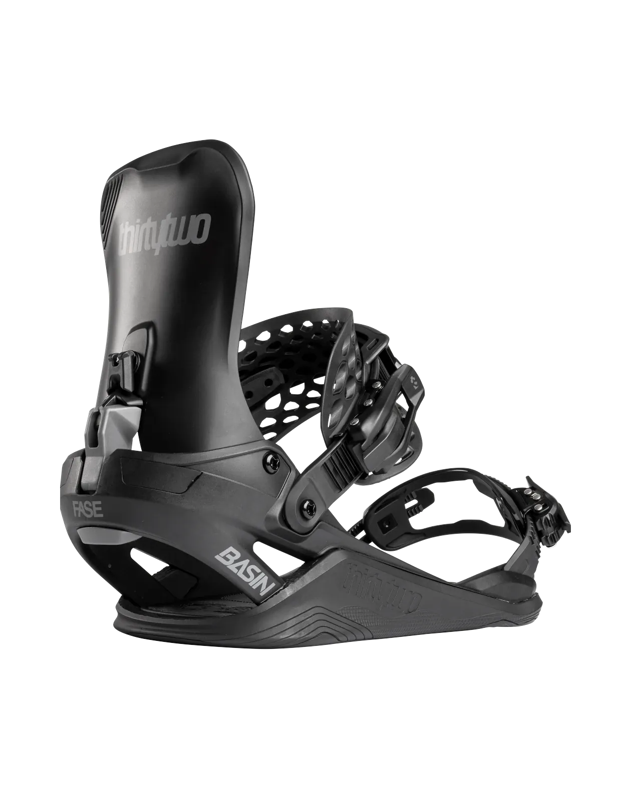 Basin FASE Bindings Thirtytwo BLACK / S Rider Driven Snowboarding Snow Premium 7630961803438 T.27.BNU.BAS.001.2S.1