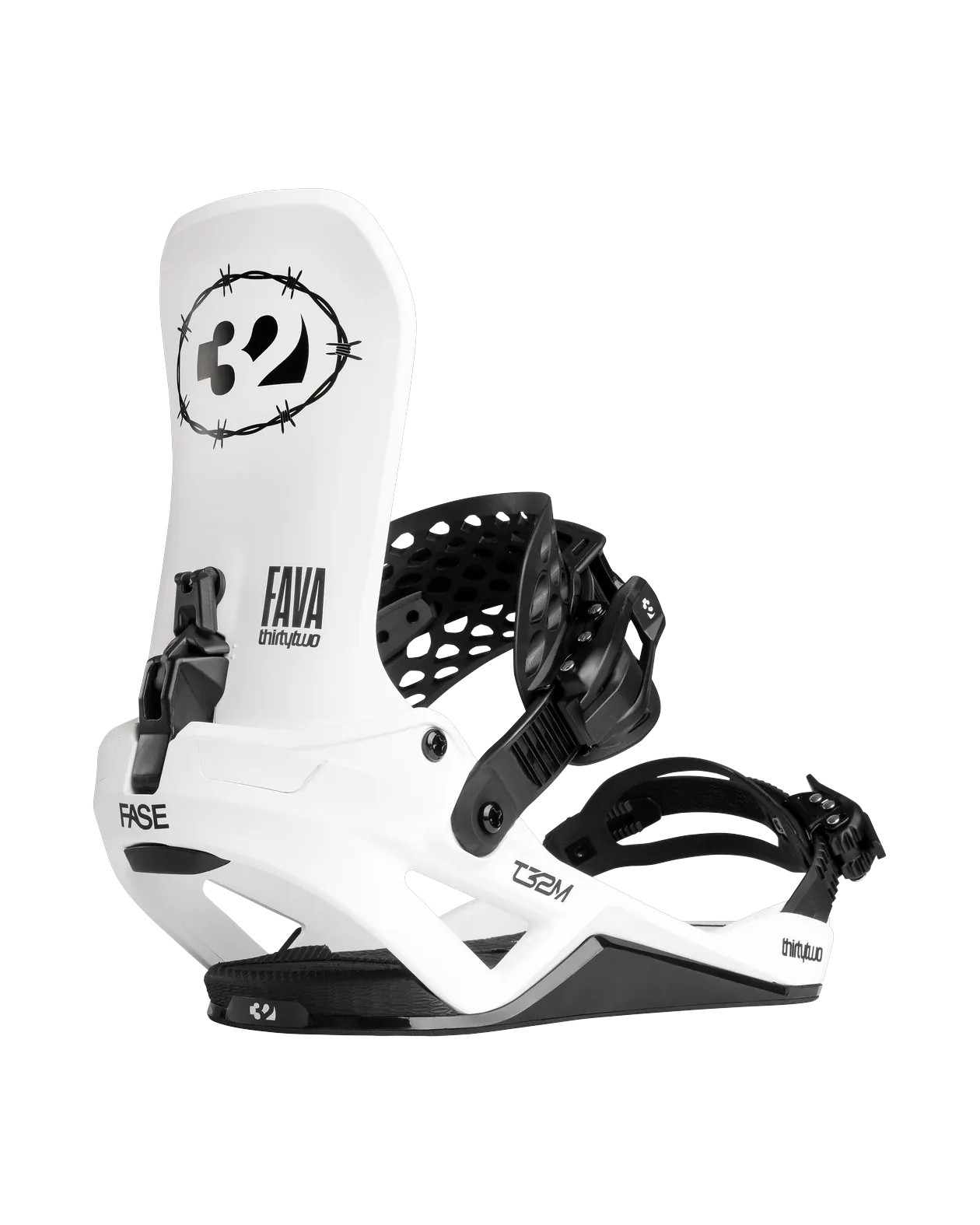 T32M Fava FASE Bindings Thirtytwo FAVA WHITE / S Rider Driven Snowboarding Snow Premium 7630961803346 T.27.BNU.TEF.100.2S.1