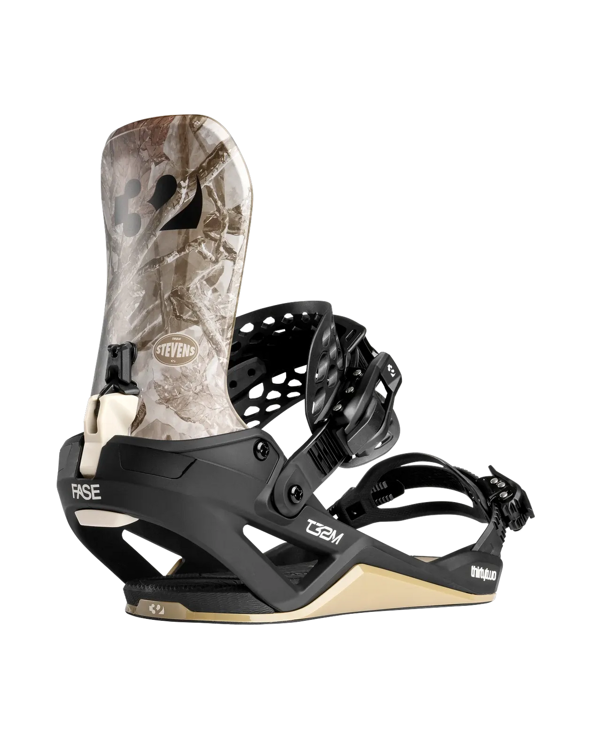 T32M Stevens FASE Bindings Thirtytwo STEVENS BROWN/BLACK / S Rider Driven Snowboarding Snow Premium 7630961803377 T.27.BNU.TES.201.2S.1