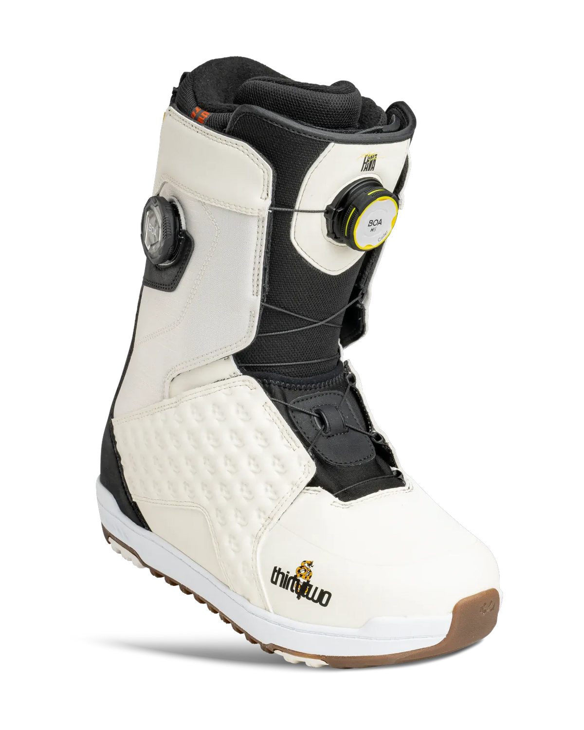 Lashed Db Fava Boots Thirtytwo White / Black / Yellow / 10 Rider Driven Snowboarding Snow Premium 7630680898913 T.27.BTM.LDF.118.100.1