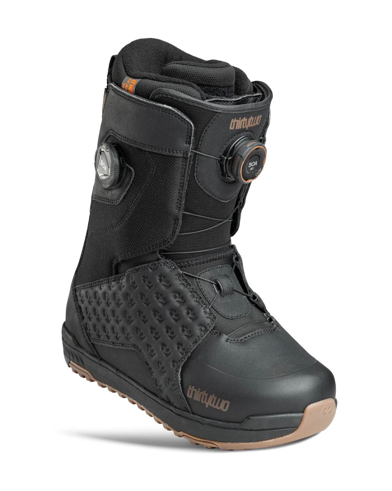 Lashed Db Boots Thirtytwo Black / Black / Gum / 9 Rider Driven Snowboarding Snow Premium 7630680898456 T.27.BTM.LSD.544.090.1