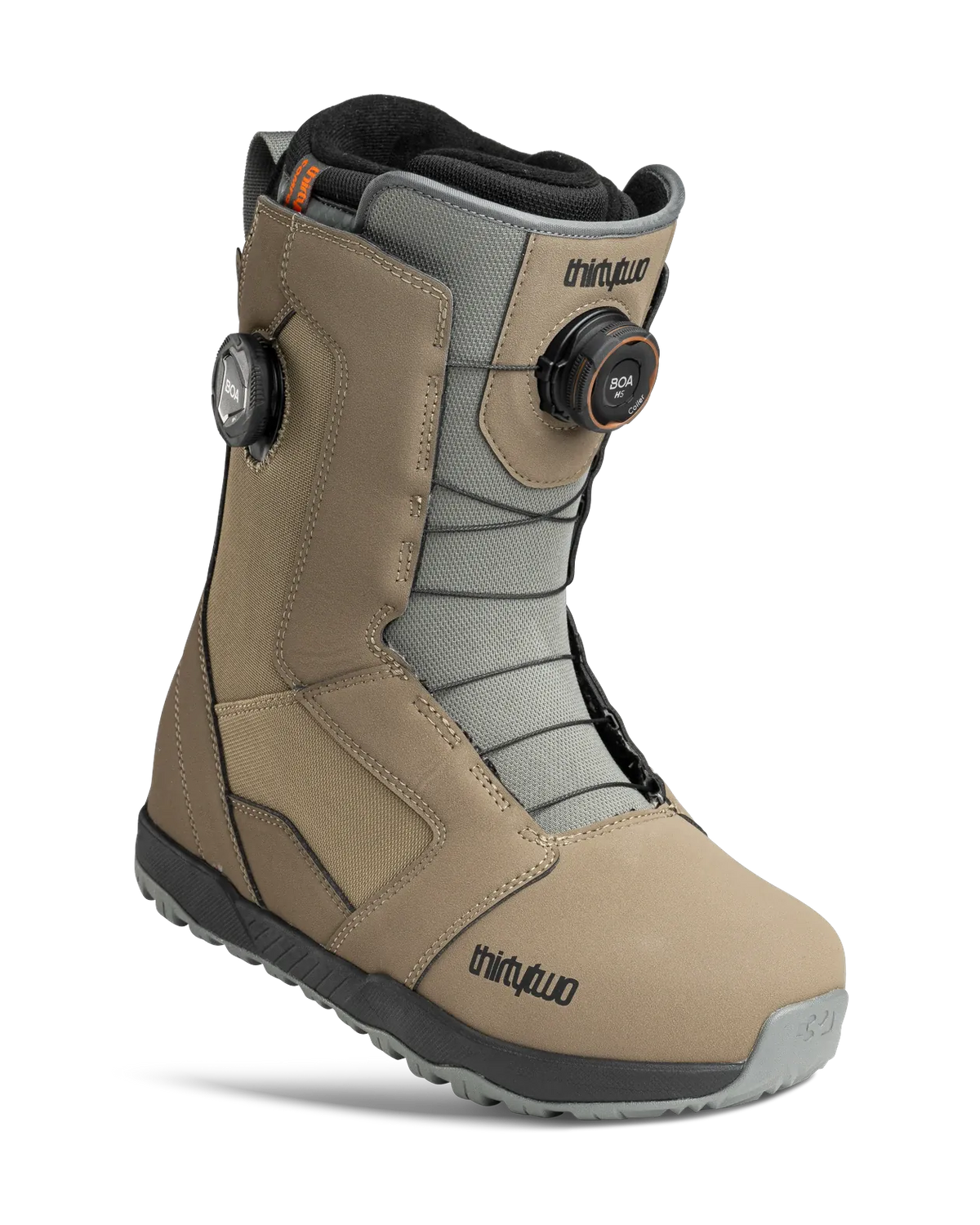 Stw Db Boots Thirtytwo Brown / Grey / 9.5 Rider Driven Snowboarding Snow Premium 7630961800772 T.27.BTM.SWD.206.095.1