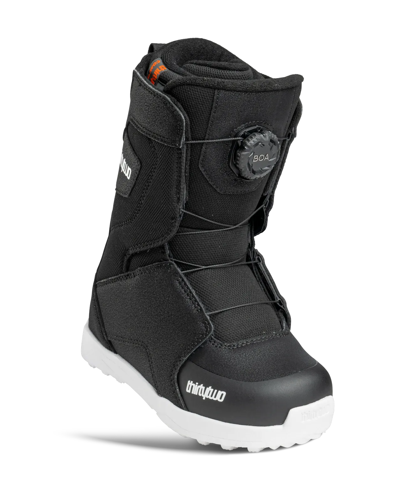 Youth Lashed Boa Boots Thirtytwo BLACK/WHITE / 1 Rider Driven Snowboarding Snow Premium 7630961822033 T.27.BTU.YLB.976.010.1